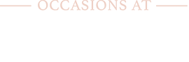 Occasions at Wedgefield